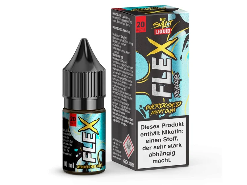 Revoltage - FLEX - Mint Gum - 10ml Fertigliquid (Nikotinfrei/Nikotinsalz)