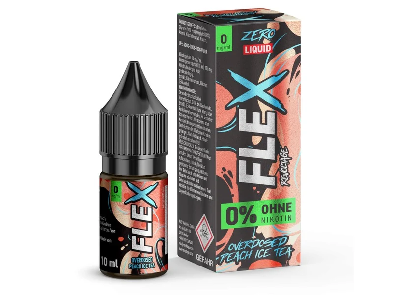 Revoltage - FLEX - Peach Ice Tea - 10ml Fertigliquid (Nikotinfrei/Nikotinsalz)