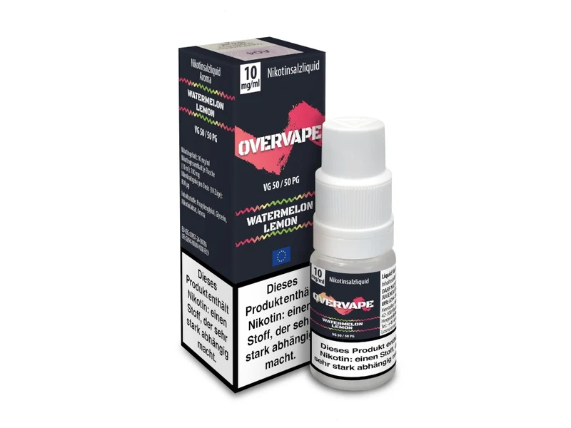 Overvape - Watermelon Lemon - 10ml Fertigliquid (Nikotinsalz)