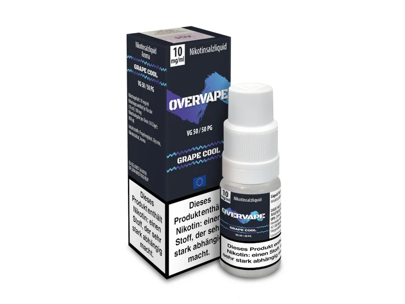 Overvape - Grape Cool - 10ml Fertigliquid (Nikotinsalz)