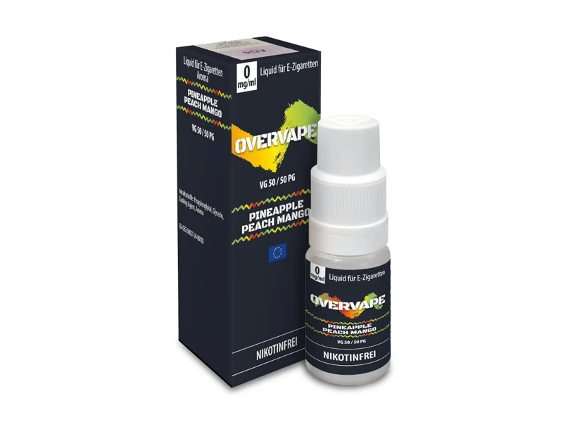 Overvape - Pineapple Peach Mango - 10ml Fertigliquid (Nikotinsalz)