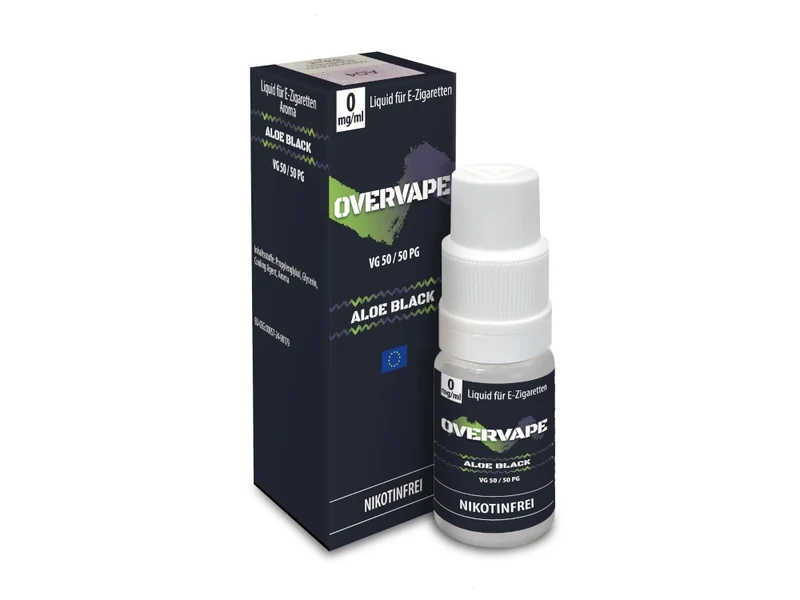 Overvape - Aloe Black - 10ml Fertigliquid (Nikotinsalz)