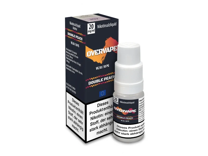 Overvape - Double Peach - 10ml Fertigliquid (Nikotinsalz)