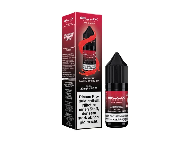 Elux - Strawberry Raspberry Cherry - 10ml Fertigliquid (Nikotinsalz)