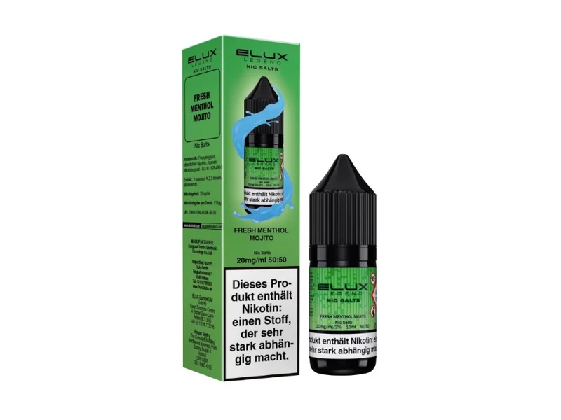 Elux - Fresh Menthol Mojito - 10ml Fertigliquid (Nikotinsalz)