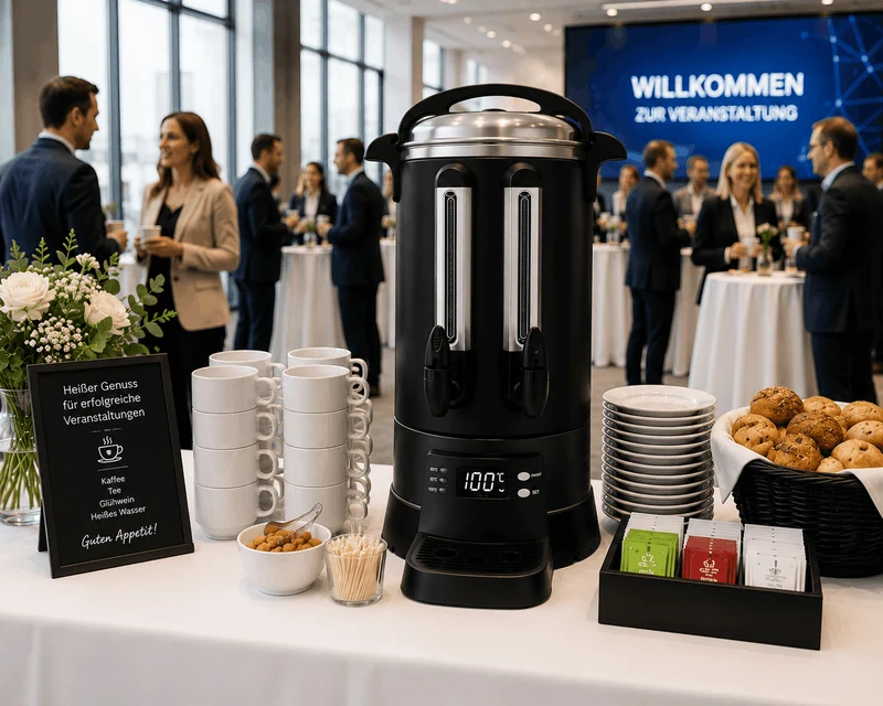 Elektrischer Teekocher Samowar Schwarz 20L