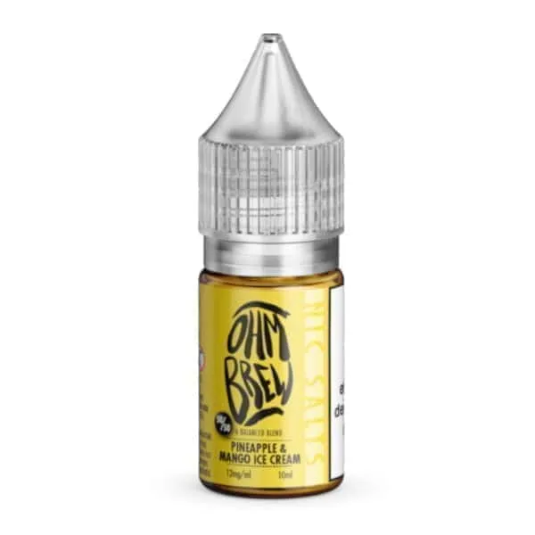 Ohm Brew Pineapple Mango Ice Cream Nikotinsalz Liquid