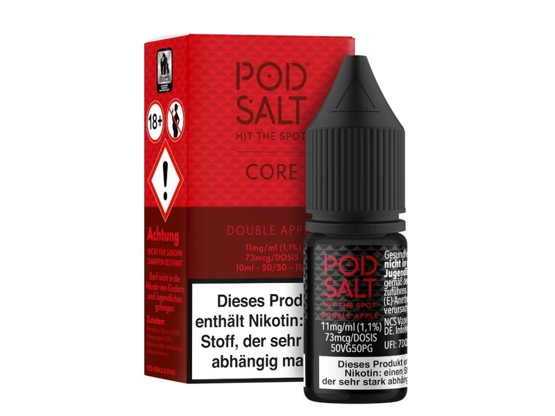 Pod Salt Core Double Apple Nikotinsalz Liquid – 10ml E-Zigarette Aroma