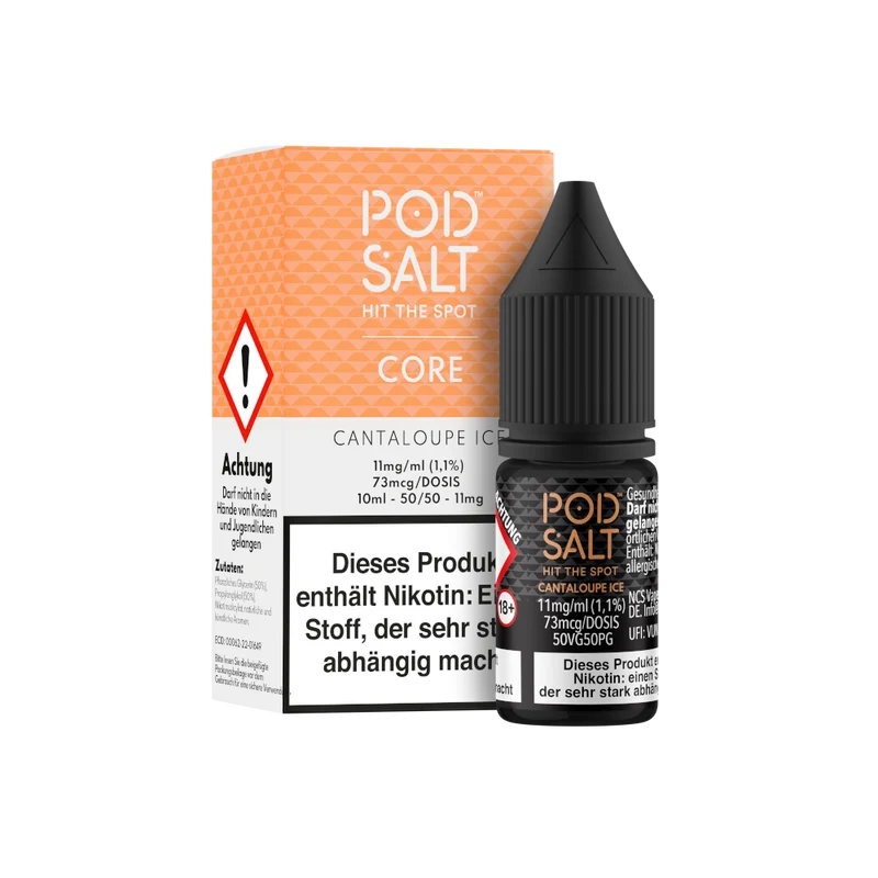 Pod Salt Core Cantaloupe Ice Nikotinsalz Liquid – 10ml E-Liquid