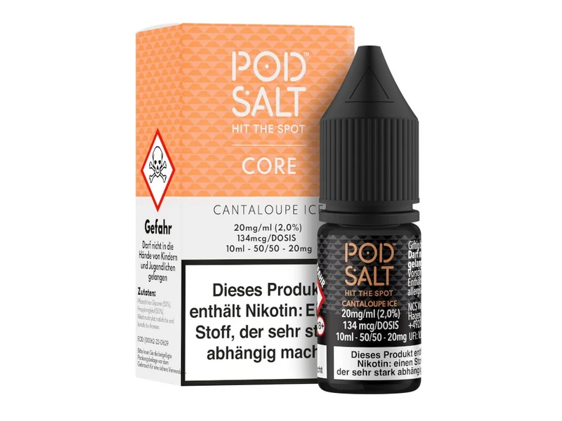 Pod Salt Core Cantaloupe Ice Nikotinsalz Liquid – 10ml E-Liquid