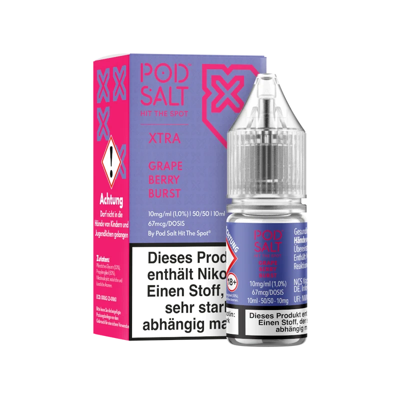 Pod Salt X Grape Berry Burst Nikotinsalz Liquid – Traube & Beeren 10ml