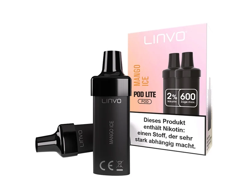 Linvo Pod Lite Cartridge – Banana Ice Cream – 20mg Nikotinsalz (2 Stück)