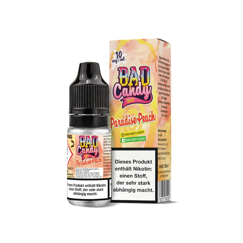 Bad Candy Liquids - Paradise Peach - Nikotinsalz Liquid