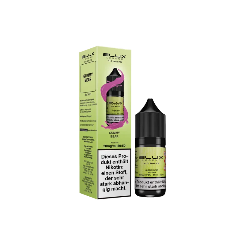 Elux - Nikotinsalz Liquid - Gummy Bear