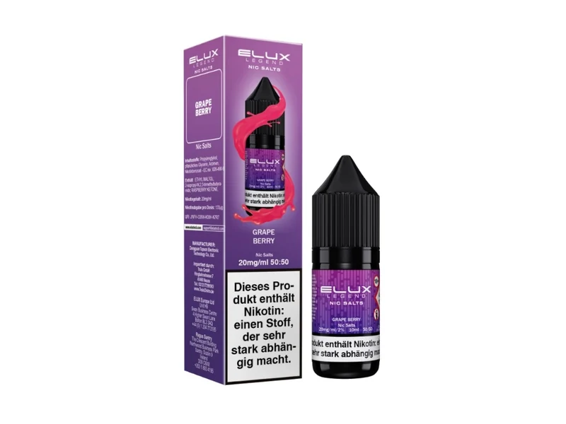 Elux - Nikotinsalz Liquid - Grape Berry