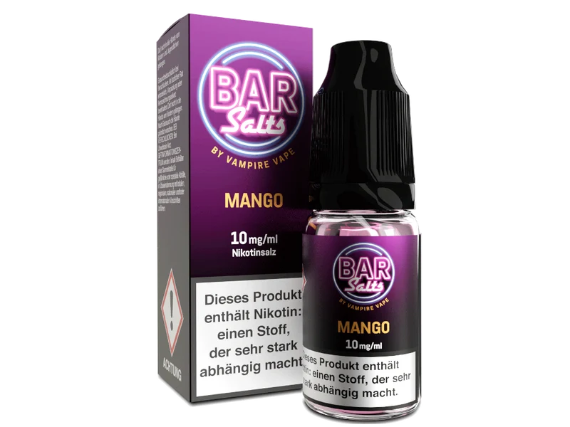 Vampire Vape - Bar Salts Mango - 10ml Fertigliquid (Nikotinsalz)