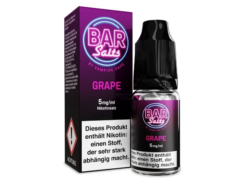 Vampire Vape - Bar Salts Grape - 10ml Fertigliquid (Nikotinsalz)