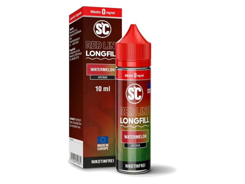 SC - Red Line - Watermelon - Longfill Aroma 10ml (60ml Flasche)