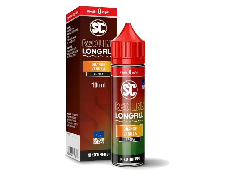 SC - Red Line - Orange Vanilla - Longfill Aroma 10ml (60ml Flasche)