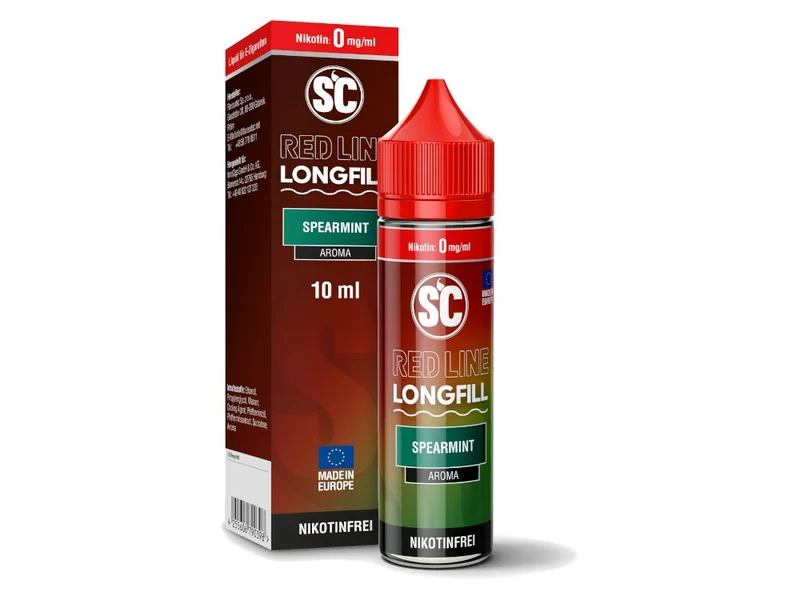 SC - Red Line - Spearmint - Longfill Aroma 10ml (60ml Flasche)