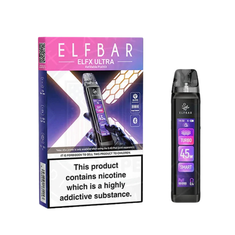 Elf Bar - ELFX Ultra Vape Kit - Black
