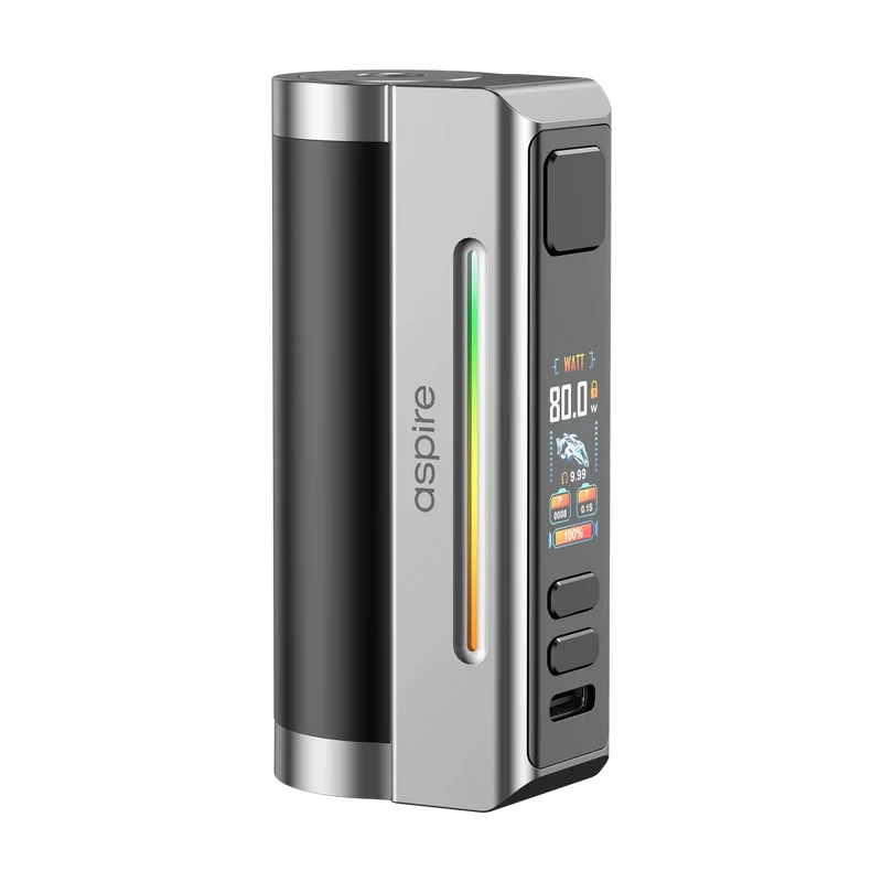 Aspire - Zelos M80 Akkuträger - Black Silver