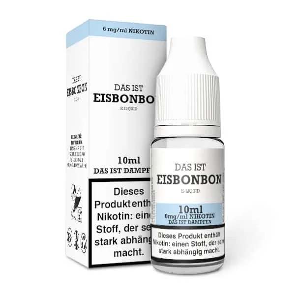 Das ist Dampfen Eisbonbon Liquid 10ml