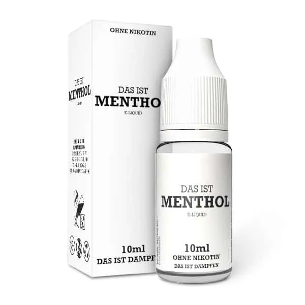 Das ist Dampfen Menthol Liquid 10ml