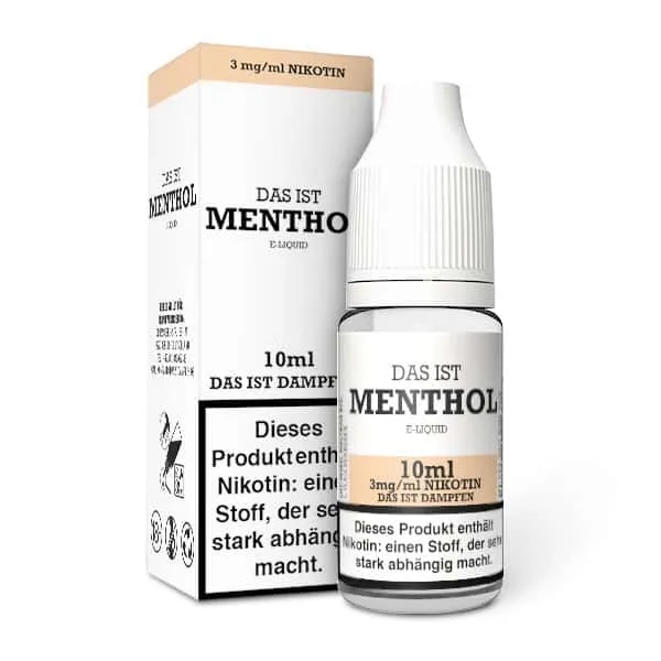 Das ist Dampfen Menthol Liquid 10ml