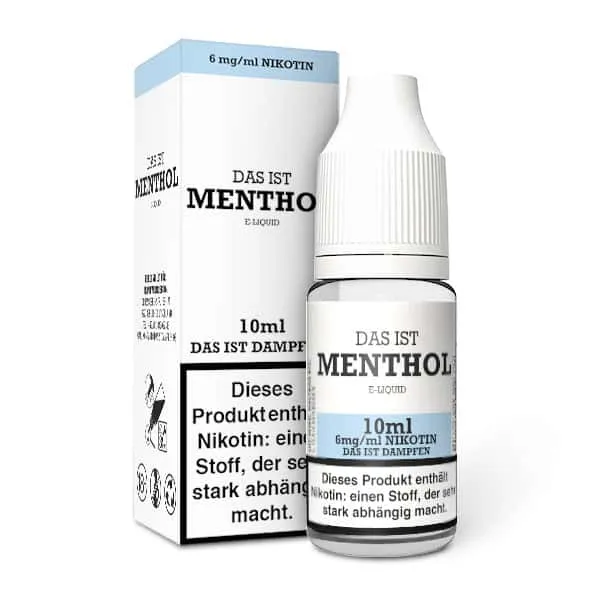 Das ist Dampfen Menthol Liquid 10ml