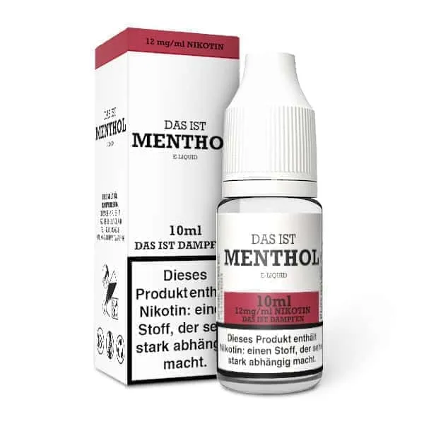 Das ist Dampfen Menthol Liquid 10ml
