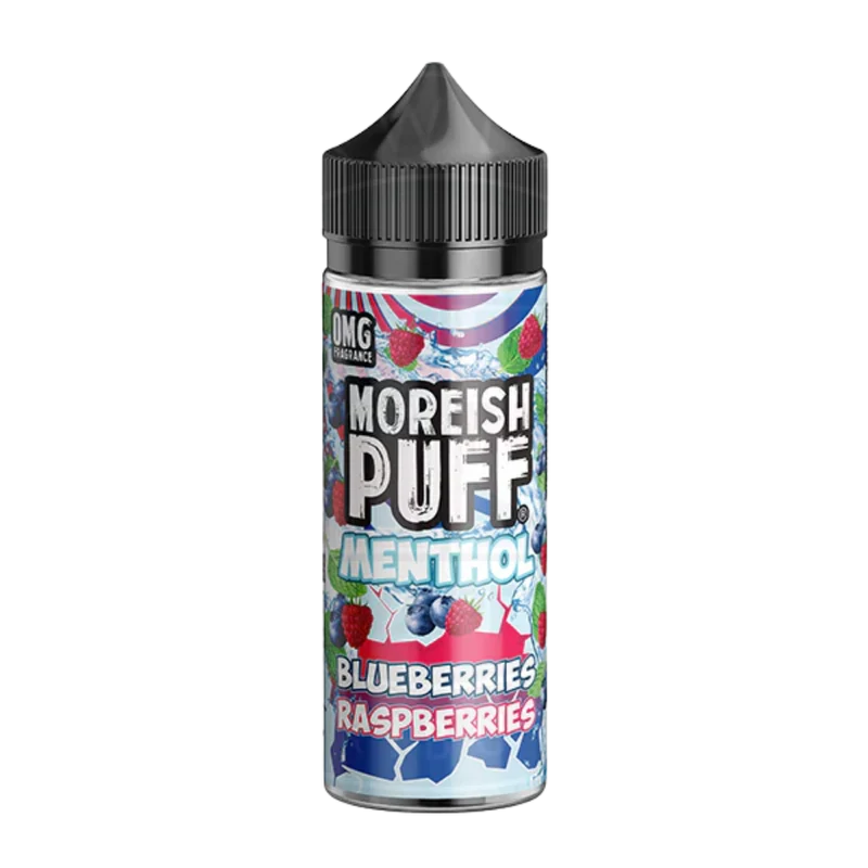 Moreish Puff - Menthol - 0mg Shortfill - Blueberries & Raspberries