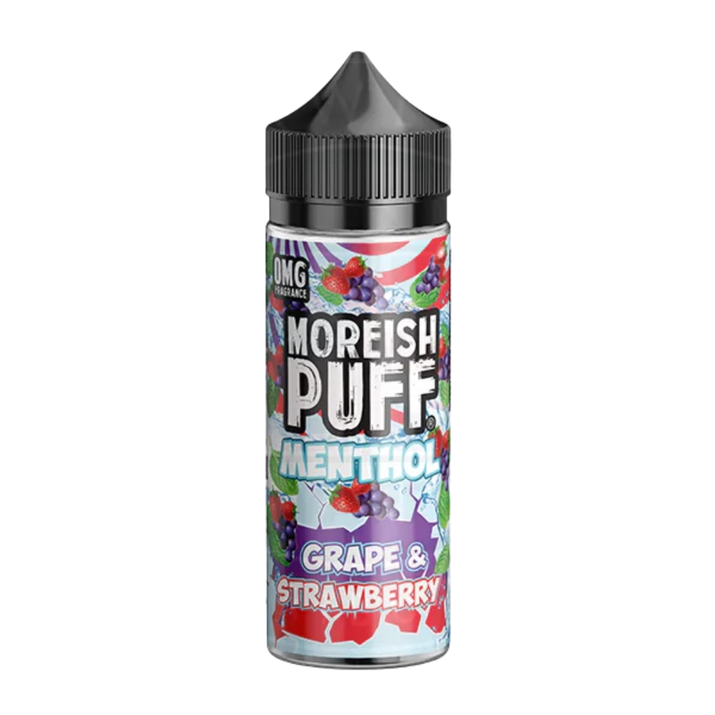 Moreish Puff - Menthol - 0mg Shortfill - Grape & Strawberry