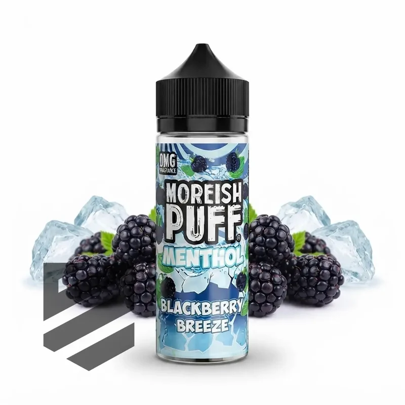 Moreish Puff - Menthol - 0mg Shortfill - Blackberry Breeze