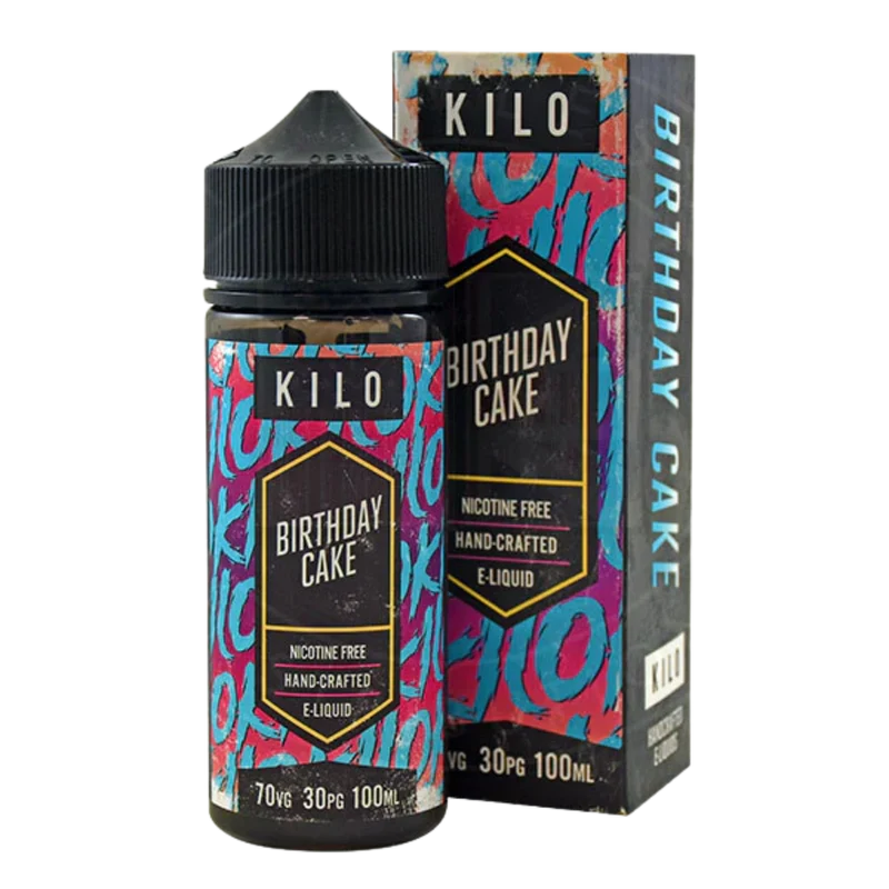 Kilo - Shortfill - New Series - Birthday Cake - 100ml 0mg
