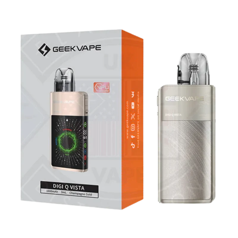 Geek Vape - Digi Q Vista Vape Kit - Champagne Gold
