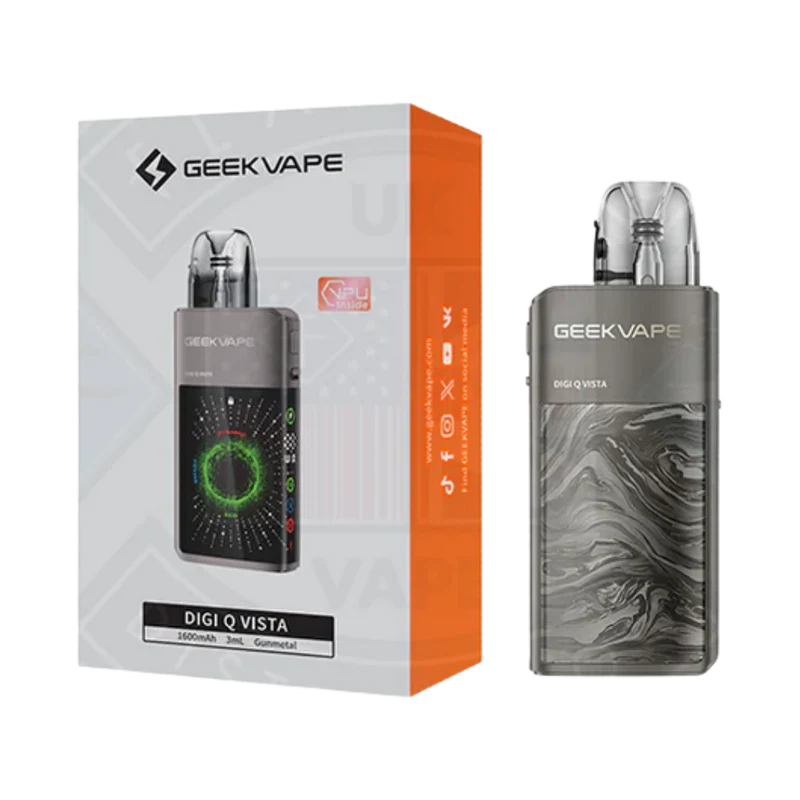 Geek Vape - Digi Q Vista Vape Kit - Gunmetal