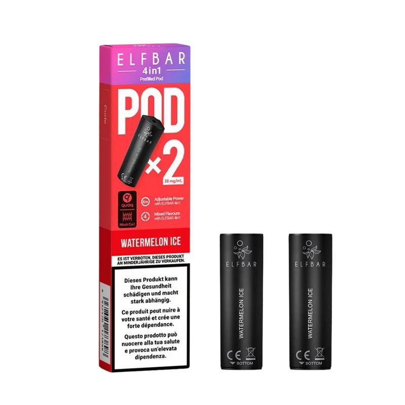 Elf Bar - 4in1 Pod - 2 x 2ml - Watermelon Ice