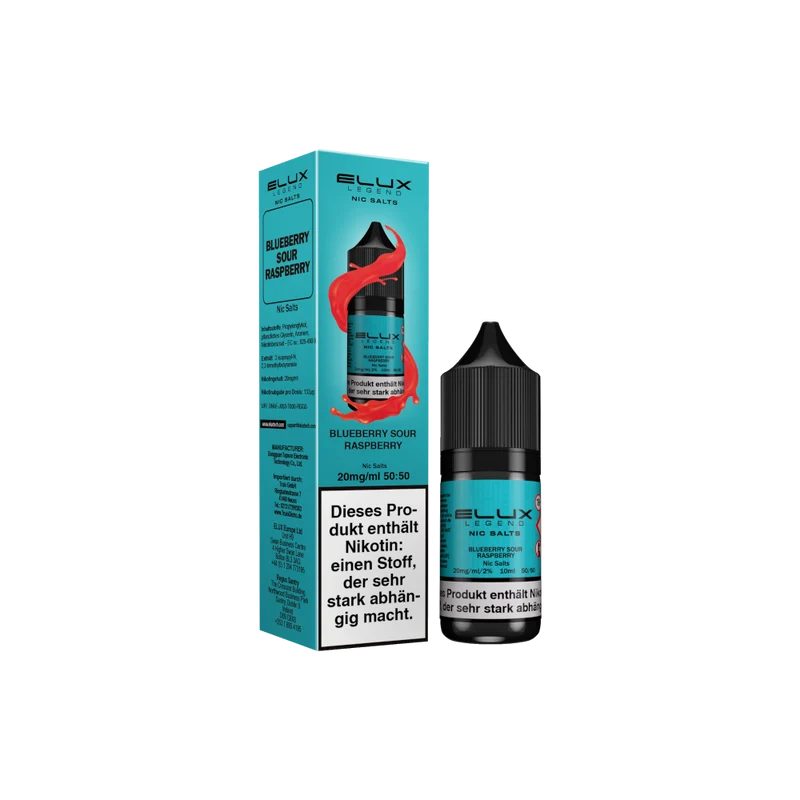 Elux - Nikotinsalz Liquid - Blueberry Sour Raspberry
