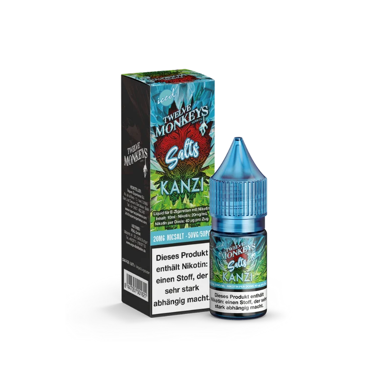 Twelve Monkeys - Iced - Nikotinsalz Liquid - Kanzi