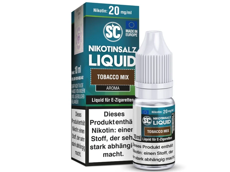 SC Tobacco Mix Nikotinsalz Liquid – Tabakgeschmack E-Zigarette 10ml