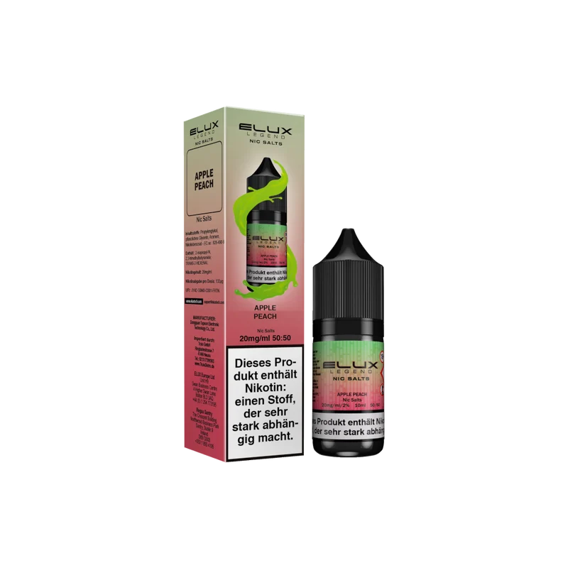 Elux - Nikotinsalz Liquid - Apple Peach