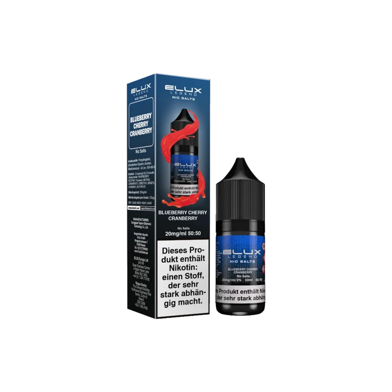 Elux - Nikotinsalz Liquid - Blueberry Cherry Cranberry