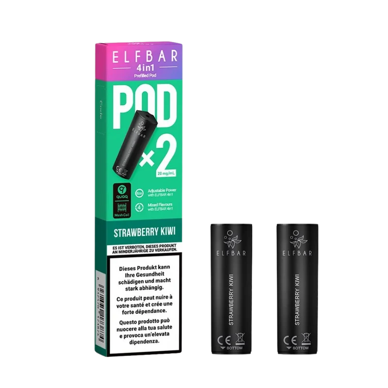 Elf Bar - 4in1 Pod - 2 x 2ml - Strawberry Kiwi