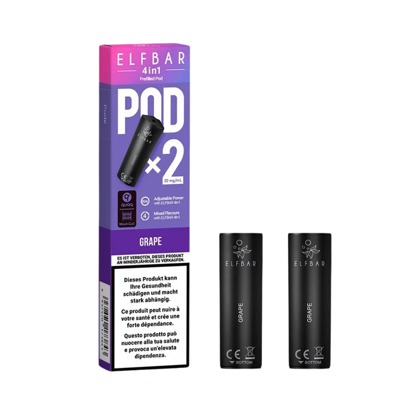 Elf Bar - 4in1 Pod - 2 x 2ml - Grape