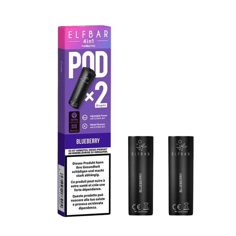 Elf Bar - 4in1 Pod - 2 x 2ml - Blueberry