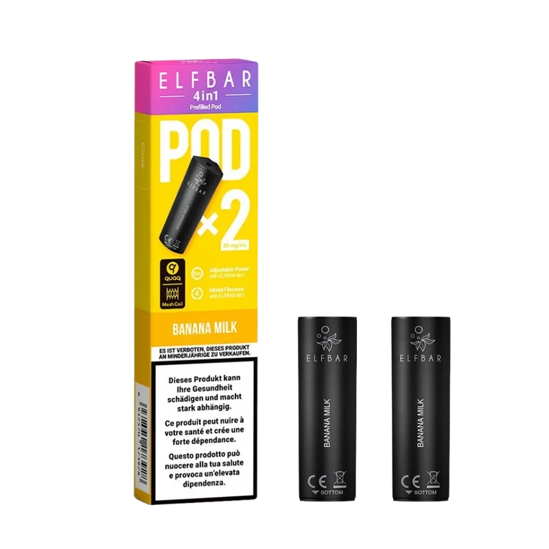 Elf Bar - 4in1 Pod - 2 x 2ml - Banana Milk