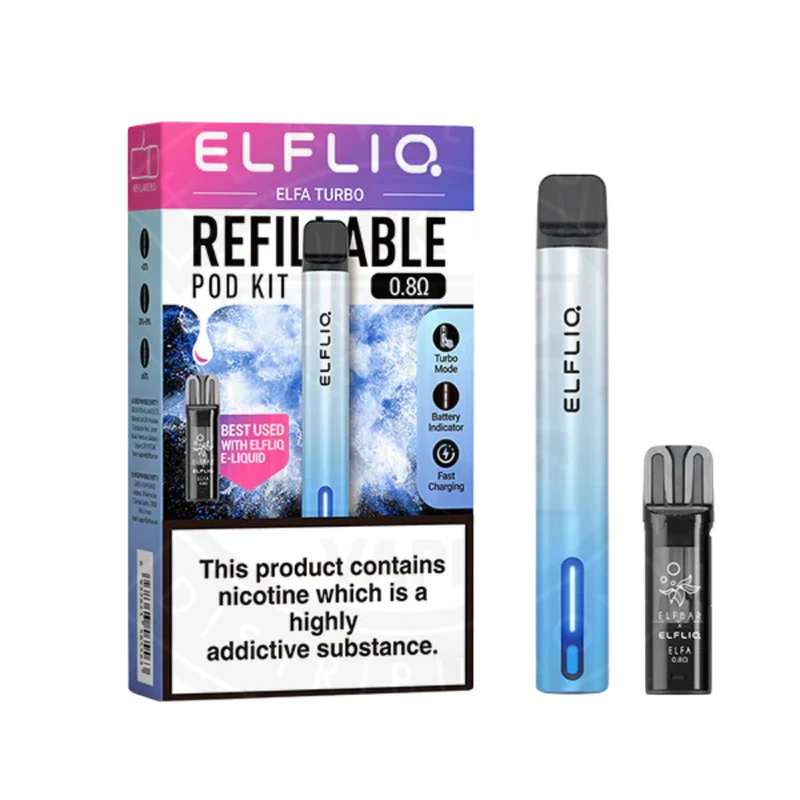 Elfliq - Elfa Turbo - Vape Kit - Aurora Cyan