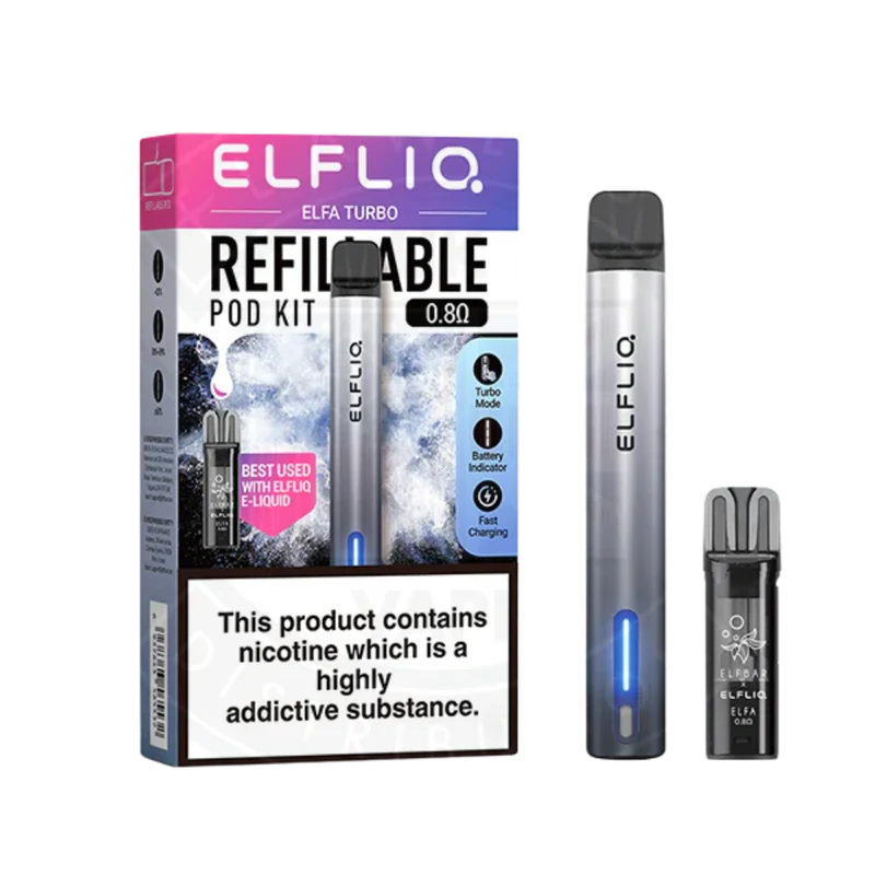 Elfliq - Elfa Turbo - Vape Kit - Aurora Black