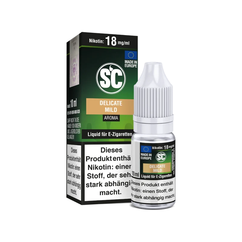 Delicate Mild Tabak E-Zigaretten Liquid